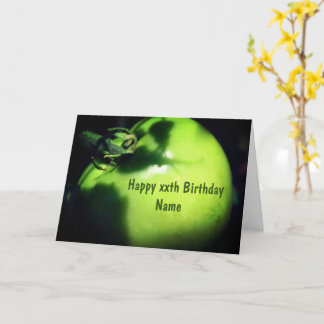 Tarjeta Cumpleaños Personalizado de Tomate Jardín Verde