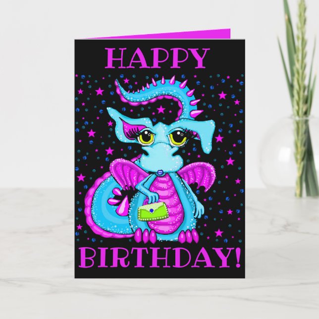 Tarjeta Cumpleaños personalizado del Personalizado del Dra (Anverso)