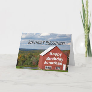 Tarjeta Cumpleaños Personalizado Jeremiah 29:11Biblia