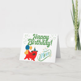 Tarjeta Cumpleaños personalizado l linda acuarela de perro