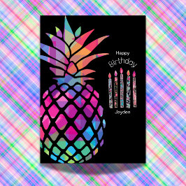 Tarjeta Cumpleaños Pineapple Greeting