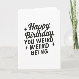 Tarjeta Cumpleaños Raro