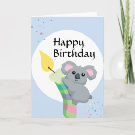 Tarjeta Cumpleaños rechoncho lindo del ilustracion de la