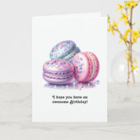 Cumpleaños Retro Disco Macarons