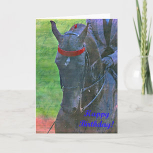 Tarjeta Cumpleaños Saddlebred