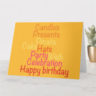 Tarjeta Cumpleaños Sayings
