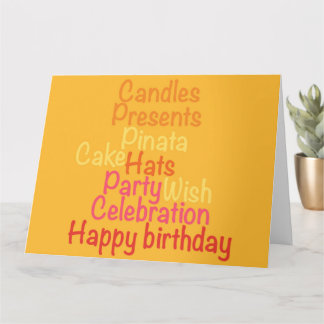 Tarjeta Cumpleaños Sayings