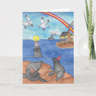 Tarjeta CUMPLEAÑOS - Sellos