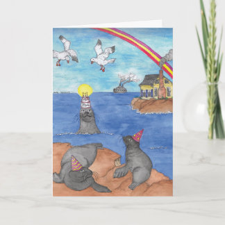 Tarjeta CUMPLEAÑOS - Sellos