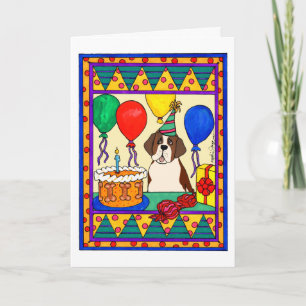 TARJETA CUMPLEAÑOS ST BERNARD