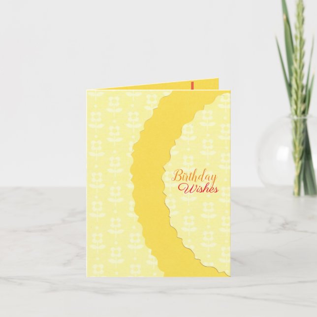 Tarjeta Cumpleaños Sunshine (Anverso)