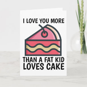 TARJETA CUMPLEAÑOS TE AMAN MÁS QUE EL GUSTO DE AMOR DE NIÑ