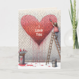 Tarjeta Cumpleaños Te Amo Mural Del Corazón
