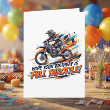 Cumpleaños Temático de Motocross para Él