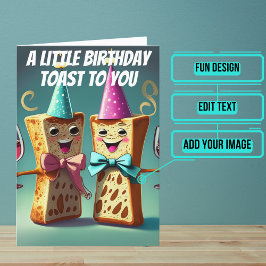 Tarjeta Cumpleaños Toast Funny Hija Cumpleaños