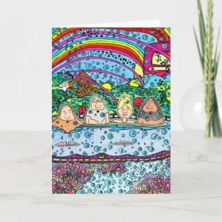 Tarjeta cumpleaños únicos gracias a arte de viajes de amis