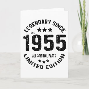Tarjeta Cumpleaños Vintage 1955