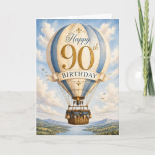 Tarjeta Cumpleaños Vintage 90