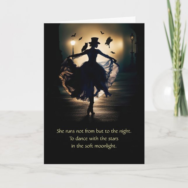 Tarjeta Cumpleaños Wicca Inspiró A Las Mujeres Magickal Ow (Anverso)