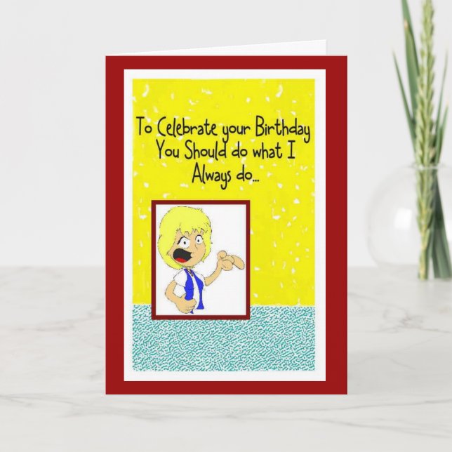 Tarjeta Cumpleaños Wisdom (Anverso)