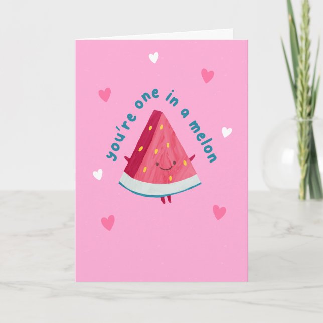 Tarjeta Cumples un Melón Cumpleaños (Anverso)