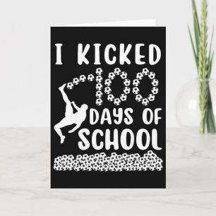 Tarjeta Cumplí 100 Días De Colegio Fútbol 100º Día Bylls
