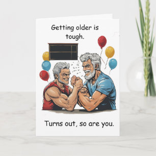 Tarjeta Cumplir Años Es Difícil Así Que Tú Cumpleaños