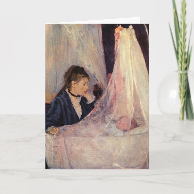 Tarjeta Cuna de Berthe Morisot (Anverso)