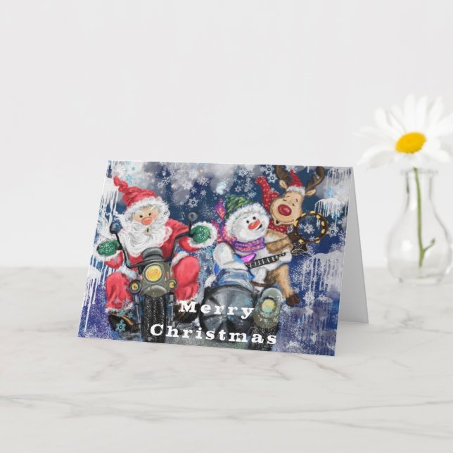 Tarjeta Cunny Card de amigos Navidades felices (Planta pequeña)