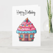 Cupacke House Client Happy Birday Card