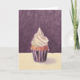 Tarjeta Cupakes In Purple Card