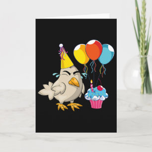 Tarjeta Cupcake divertido de granja Anim para celebración