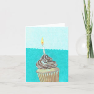 Tarjeta Cupcake en Agua