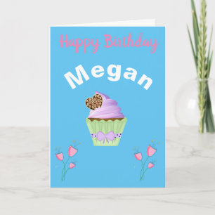 TARJETA CUPCAKE PERSONALIZADO ADORABLE NACIMIENTO