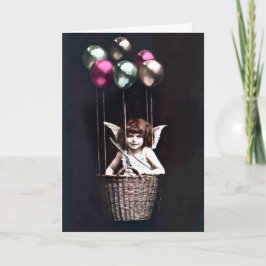 Tarjeta Cupido Antiguo