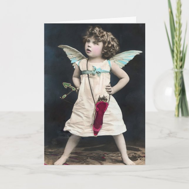 Tarjeta Cupido Enojado (Anverso)