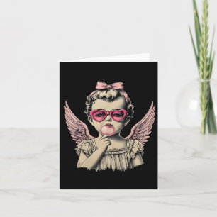 Tarjeta Cúpido Retro Día de San Valentín Lindo Cúpido Vint