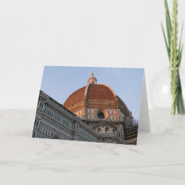 Tarjeta Cúpula de Brunelleschi, Florencia, Italia -