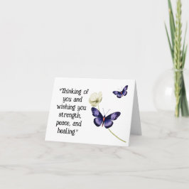Tarjeta Curación de mariposa