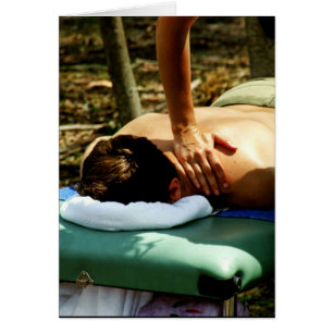 Tarjeta curativa de las manos