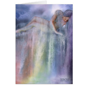 Tarjeta curativa del arte de las aguas