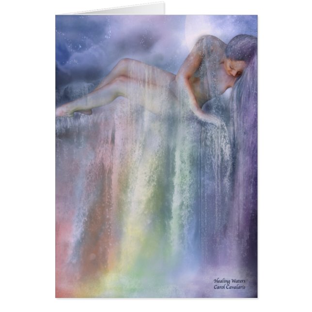 Tarjeta curativa del arte de las aguas (Frente)