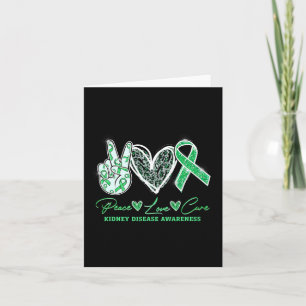 Tarjeta Cure Amor Enfermedad Renal Regalos de sensibilizac