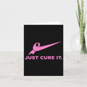 Tarjeta Cure it - Lucha contra el cáncer de mama por un