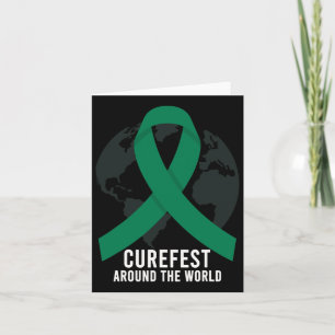 Tarjeta Curefest Alrededor Del Mundo Concienciación Sobre 