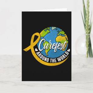 Tarjeta Curefest en todo el mundo Cáncer infantil