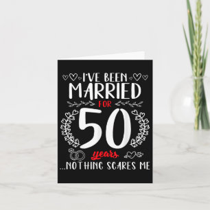 Tarjeta Curiosas parejas de 50 años Bodas casadas con 50