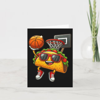Tarjeta Curioso Taco jugando al Sketll Mexicano Cinco De M
