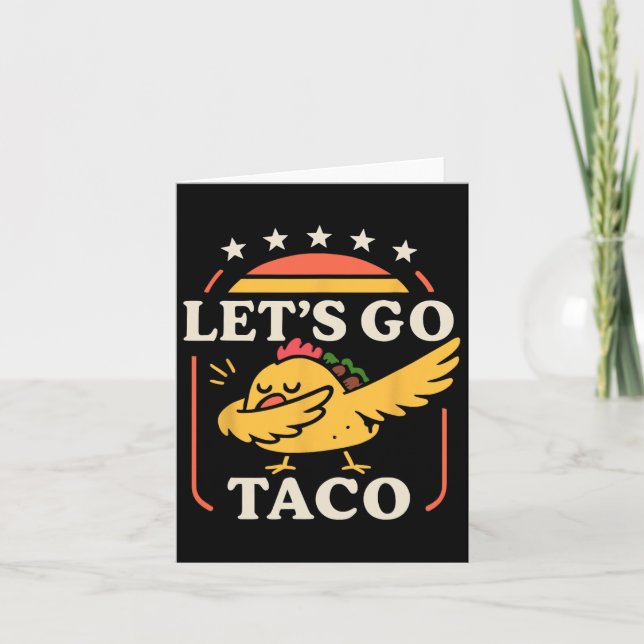Tarjeta Curioso tacón Vamos Taco 1 (Anverso)
