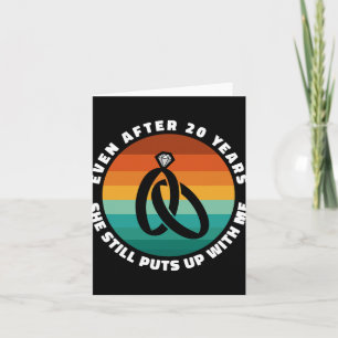 Tarjeta Curiosos 20 años de su 20º aniversario